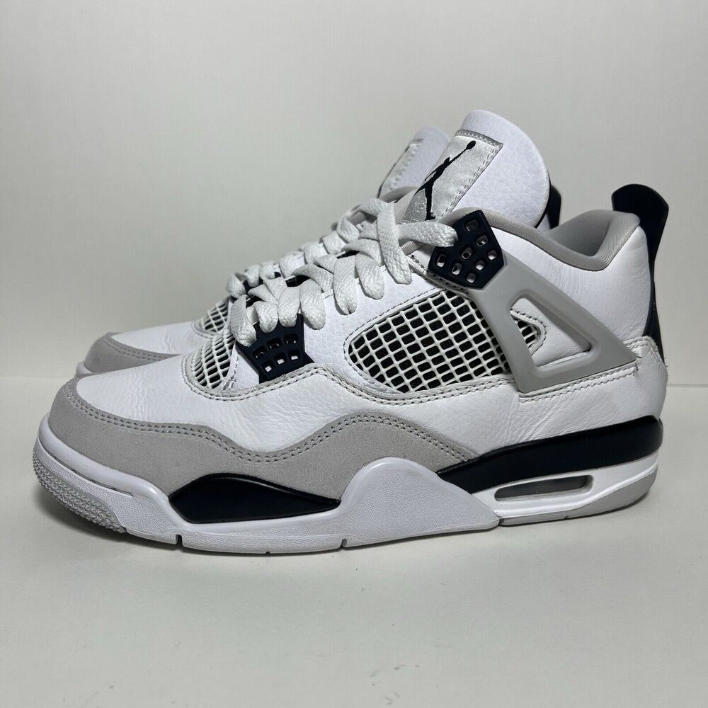 Size 6 Mens (rare size) / 7.5 W - Jordan 4 Retro Mid Military Black CLEAN
